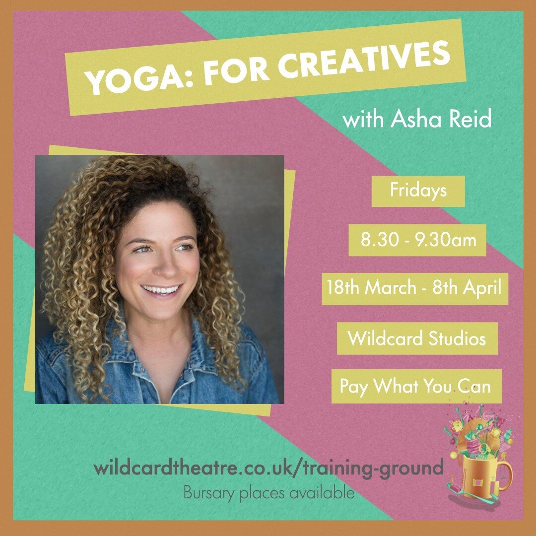 🧘 We are DELIGHTED to announce a new series of Pay What You Can Yoga For Creatives sessions with the wonderful Asha Reid! 🧘
From Friday 18th March, Asha will be joining us at Wildcard Studios for an hour of early morning Vinyasa Flow. If you're of