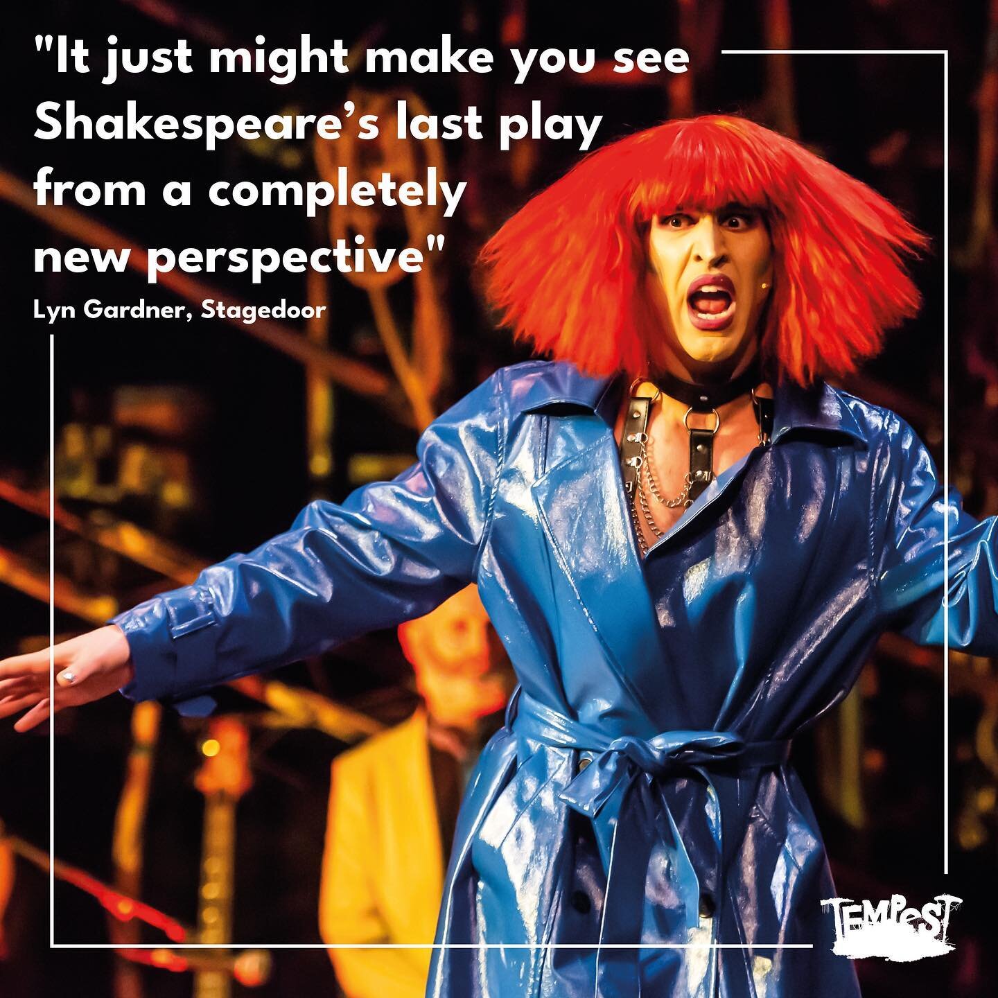 &lsquo;&ldquo;I urge you, go get caught up in the storm&rdquo; - @londontheatrereviews 
.
TEMPEST MUST END APRIL 3RD!!
.
Don&rsquo;t miss out on our &lsquo;resplendent sensory feast&rsquo;. Our gig-theatre reimagining of Shakespeare&rsquo;s classic t