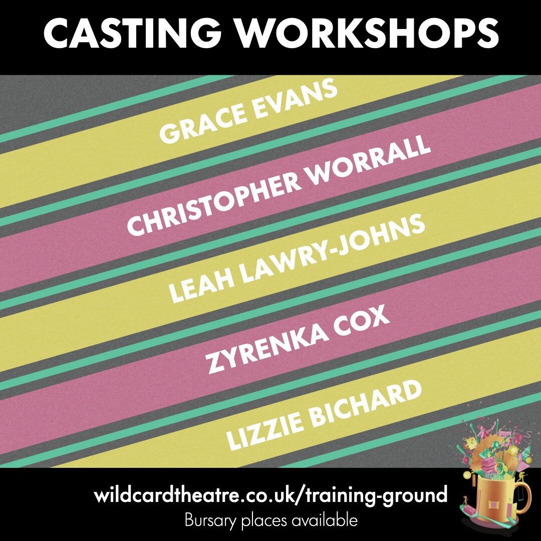 💫 CASTING WORKSHOPS on Training Ground 💫
From Acting for Screen, Mock Theatre auditions and online 1-2-1s, get practising your craft and sign up to one of our many casting workshops today. 
* Grace Evans (Tues 10th May, 12-3pm, Wildcard Studios) 